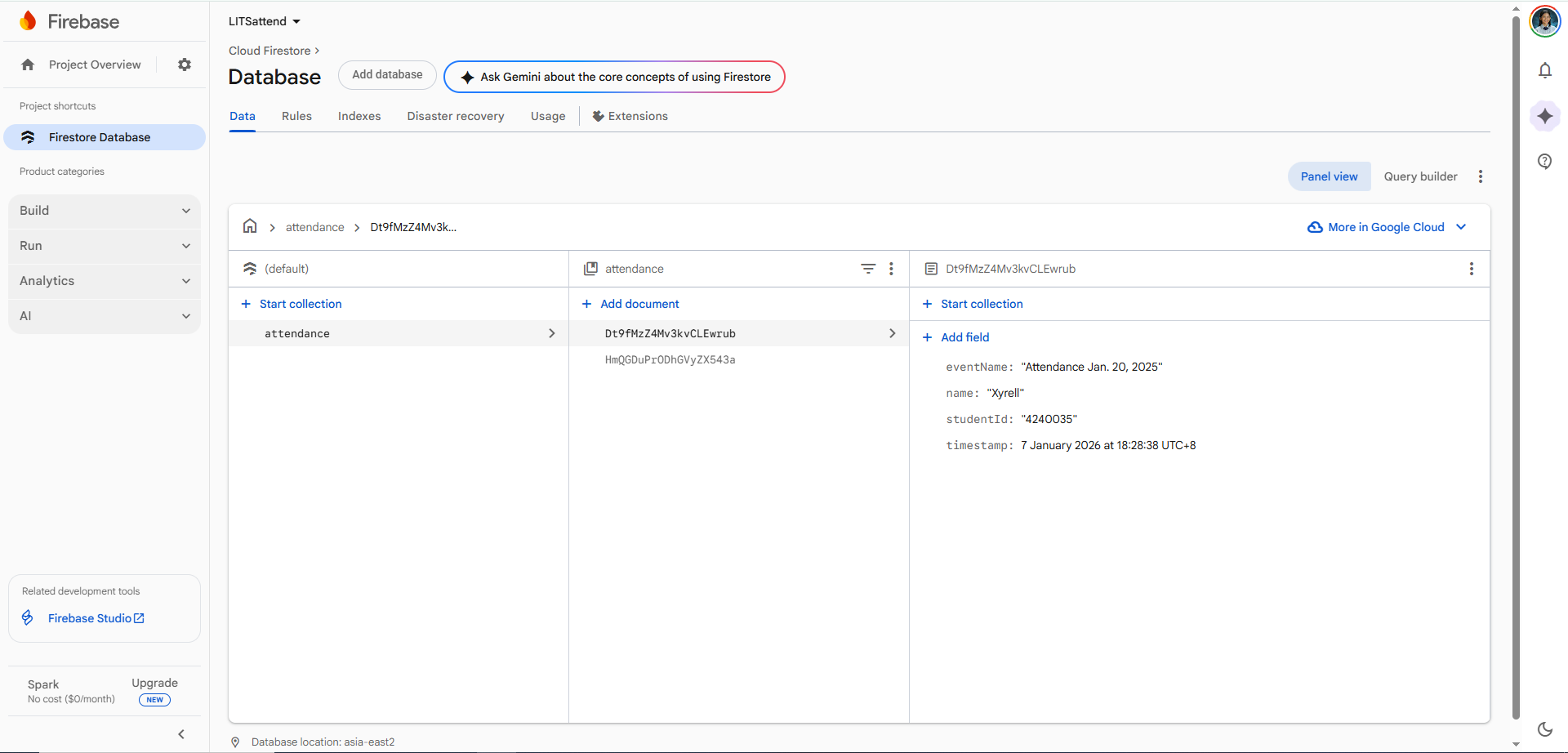 LITSAttend Screenshot 2